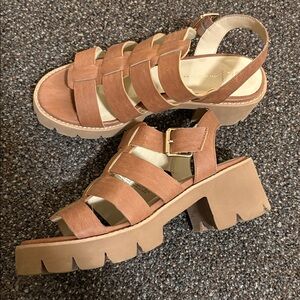 Anthropologie fisherman sandals